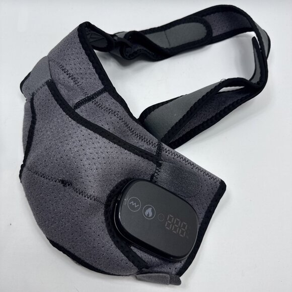 Heated‎ Joint Shoulder Wrap Brace Support Electric Vibration Heating Massage Pad - Picture 1 of 3